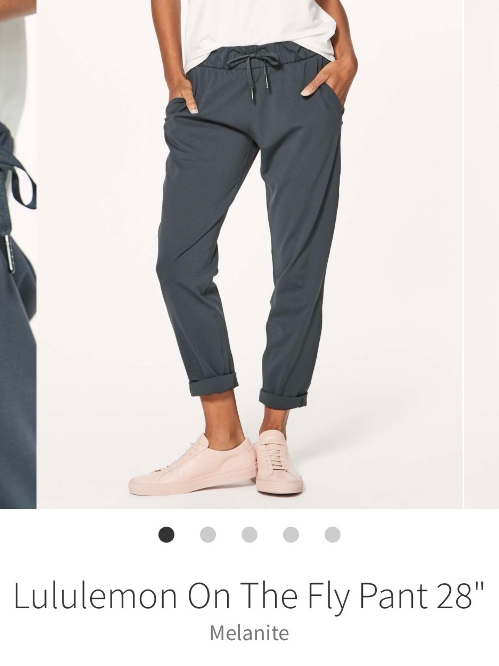 lululemon athletica On The Fly Pants in Gray